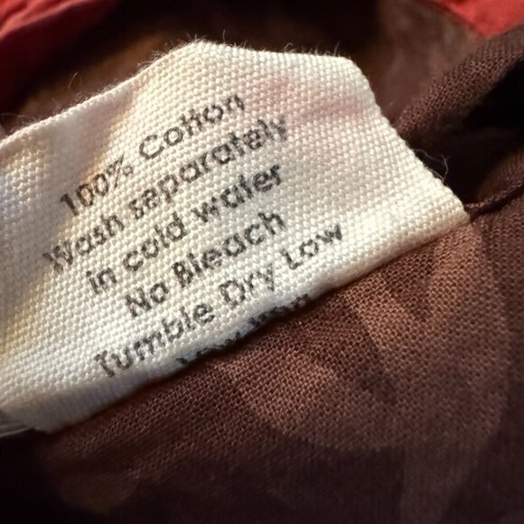 YO BABY Girls Fall Paisley Red Thanksgiving Printed Tie Cotton Shift Dress 7 - Picture 2 of 5